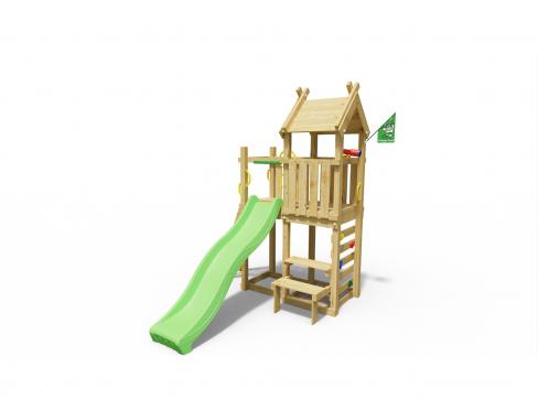 Jungle Teepee | Wooden climbing frame with slide & picnic table
