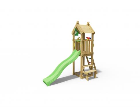 Jungle Totem | Wooden climbing frame with slide & picnic table